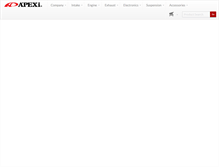 Tablet Screenshot of apexi-usa.com
